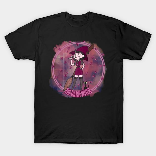 The dark witch T-Shirt by Meeko_Art